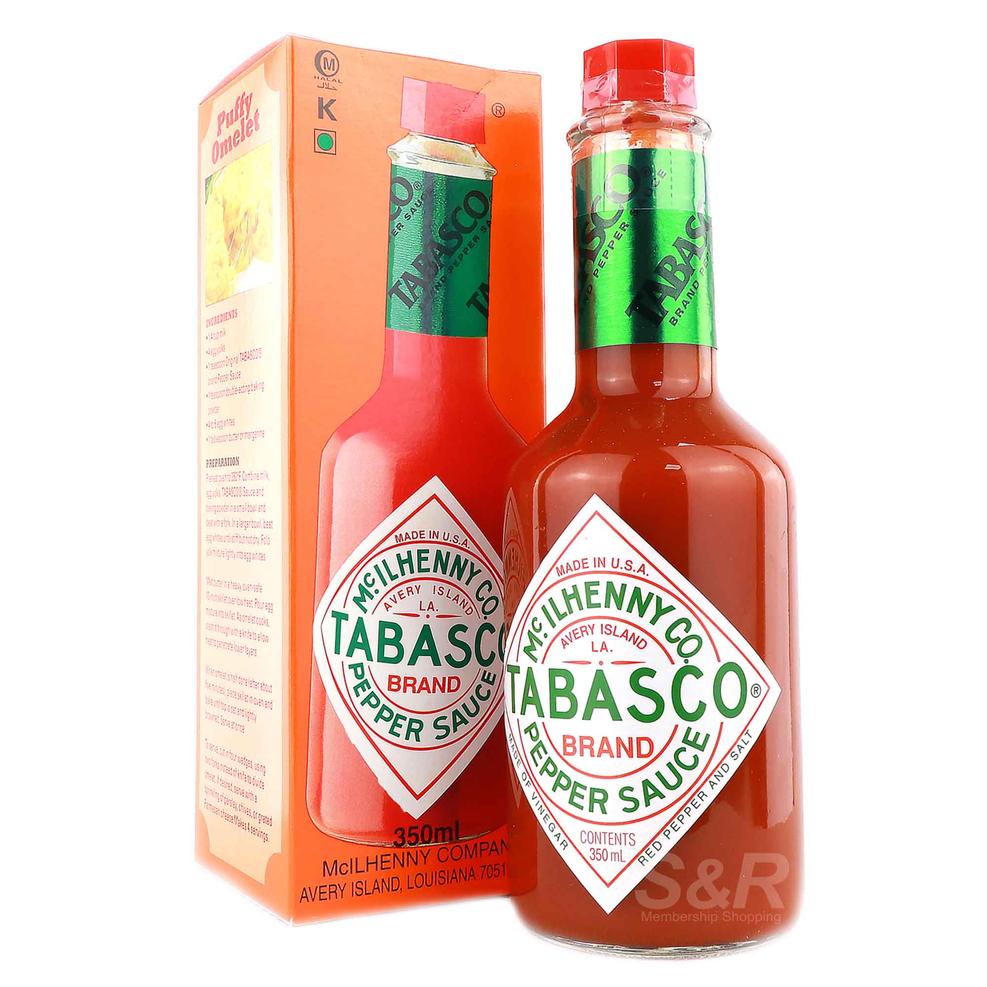 McIlhenny Co. Tabasco Pepper Sauce 350mL